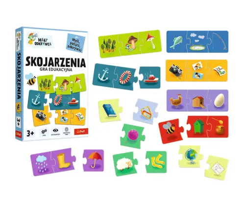 Educational Game Associations Little Explorer Trefl 02808