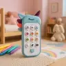 Children's Educational Phone Lights Sounds Melodies Blue