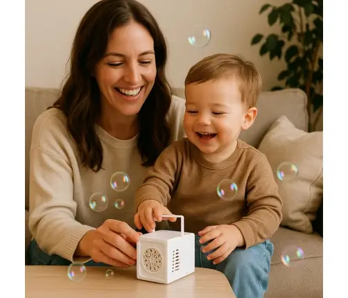 Portable White Bubble Maker Machine