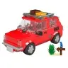 Construction Brick Set Car Fiat 126 Maluch With Trailer 393 pcs.