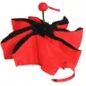 Folding Pocket Umbrella with UV Protection UPF 50+ Case Red 90 cm
