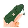 Folding Pocket Umbrella with UV Protection UPF 50+ Green Case 90 cm