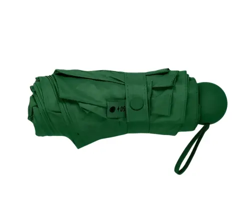 Folding Pocket Umbrella with UV Protection UPF 50+ Green Case 90 cm