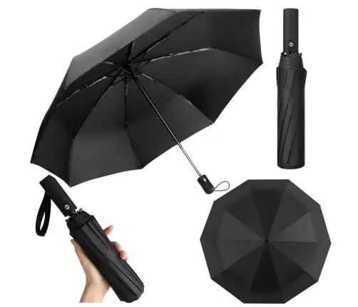 Automatic Umbrella Cover 12-Rib Black 105 cm