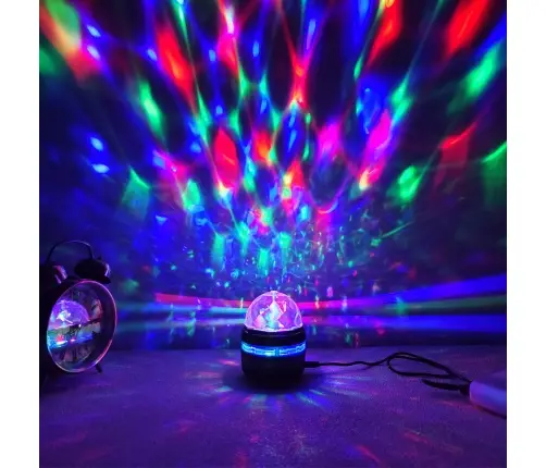 Projector Ball Night Lamp Colorful LED Lights 360° Remote Control