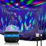 Projector Ball Night Lamp Colorful LED Lights 360° Remote Control