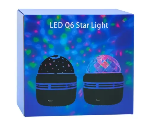 Projector Ball Night Lamp Colorful LED Lights 360° Remote Control