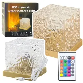 LED Night Light Projector Aurora RGB Waves 16 Colors Remote Control