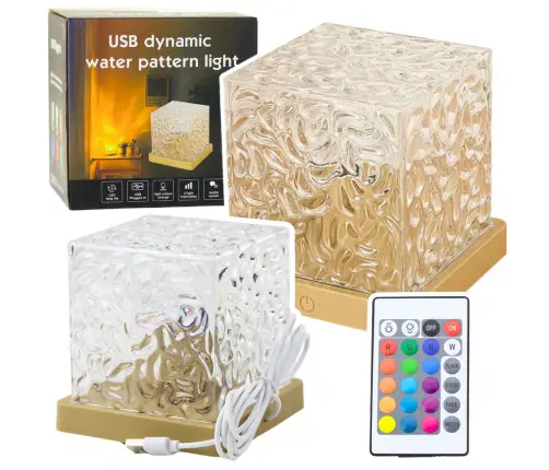 LED Night Light Projector Aurora RGB Waves 16 Colors Remote Control