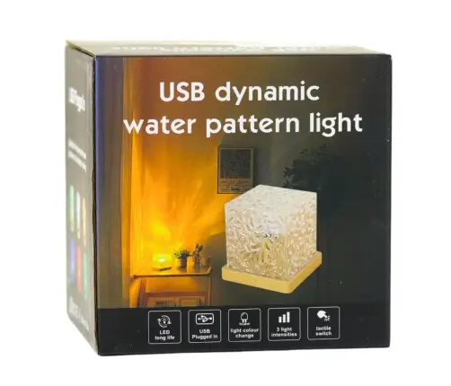 LED Night Light Projector Aurora RGB Waves 16 Colors Remote Control