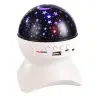 Night Light Star Projector 3-in-1 Bluetooth LED Speaker White