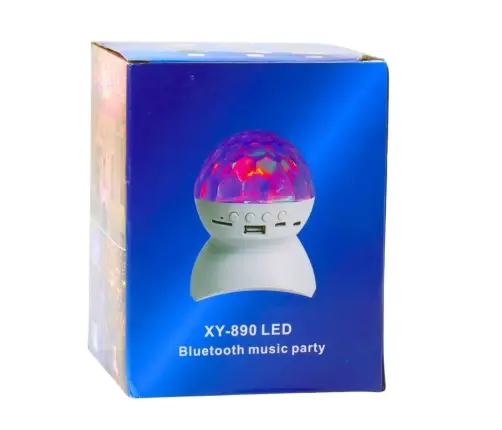 Night Light Star Projector 3-in-1 Bluetooth LED Speaker White