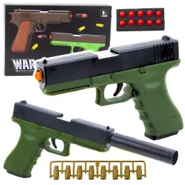 Toy Gun Foam Cartridges Ammunition Shells Green