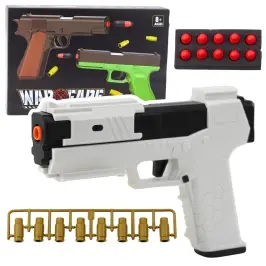 Toy Gun Foam Cartridges Ammunition Shells White