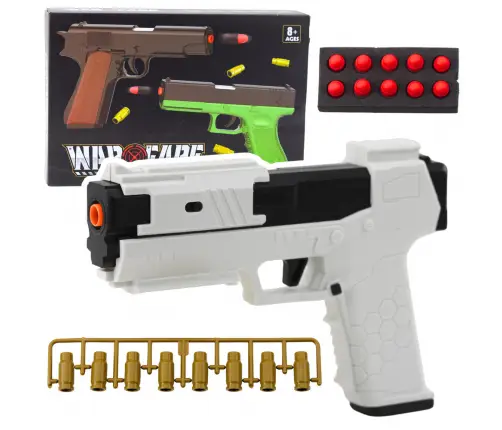 Toy Gun Foam Cartridges Ammunition Shells White