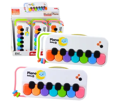 Educational Musical Piano For Children Interactive Colorful Beads