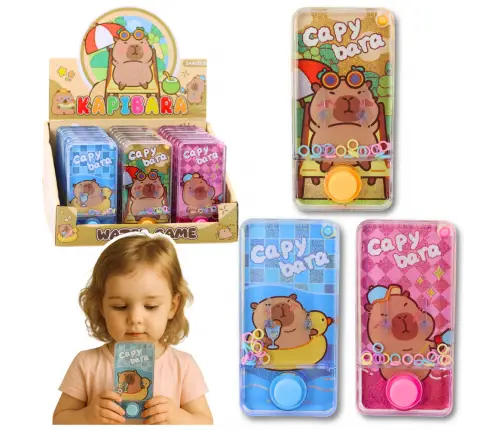 Capybara Water Arcade Game, Mixed Color, 12.5 cm