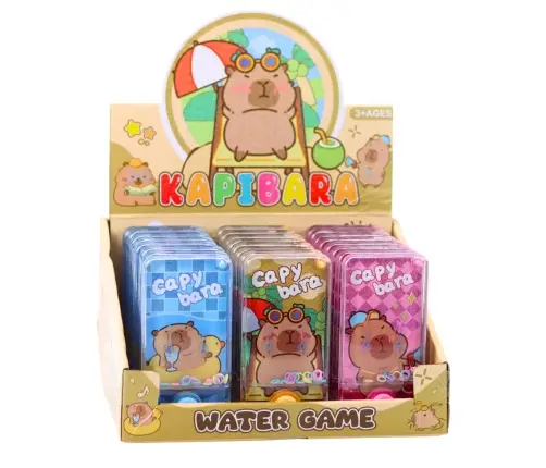 Capybara Water Arcade Game, Mixed Color, 12.5 cm