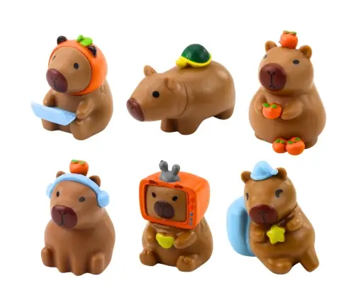 Surprise Capybara Figurine Toy Blind Box Mix