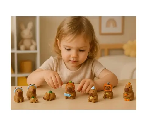 Surprise Capybara Figurine Toy Blind Box Mix