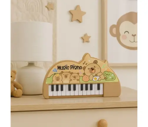 Musical Piano for Children Kapybara Mini Keyboard 22 Keys