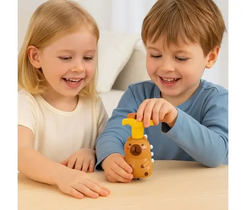 Capybara Spinning Top Interactive LED Lights Melodies 12.5 CM