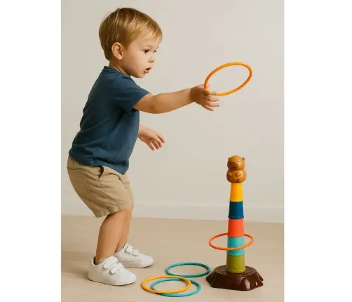 Skill Game Throwing Hoops at the Target 5 Levels Capybara