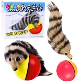 Ball with Fluffy Ferret Tail Interactive Toy for Children Ball with Fluffy Ferret Tail Interactive Toy for Children