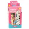 Set of 60 Flower Tattoos for Kids