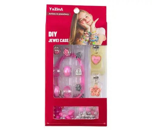 DIY Jewelry Bracelet Making Kit Beads Pendants Mix