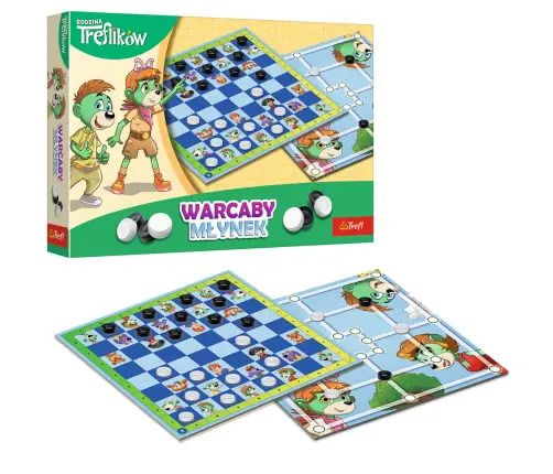 GAME - Checkers and Mill Trefl Family Trefl 02658