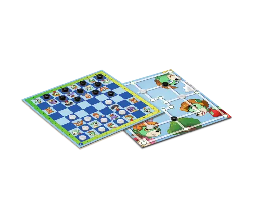 GAME - Checkers and Mill Trefl Family Trefl 02658