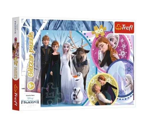 Puzzle - 100 Glitter - In the glow of love - Disney Frozen 2 Trefl 14817 Puzzle - 100 Glitter - In the glow of love - Disney Frozen 2 Trefl 14817