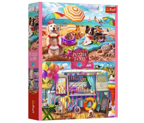 Puzzle - 2x500 - Holiday Time Trefl 37533