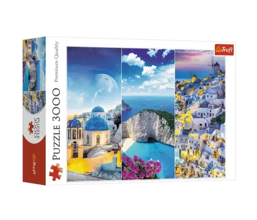 Puzzle - 3000 - Greek Holiday Trefl 33073 Puzzle - 3000 - Greek Holiday Trefl 33073