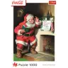 Puzzle – 1000 XMAS – Coca-Cola: Santa by the Fireplace – Trefl 10922