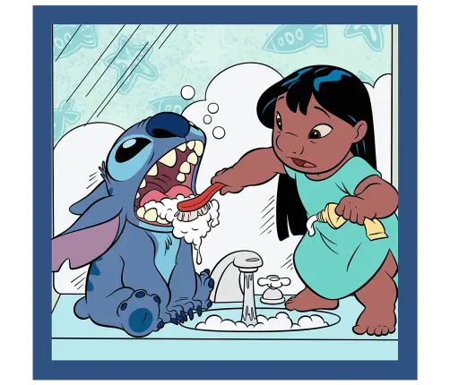 3-in-1 Puzzle – Time with Stitch – Lilo and Stitch Trefl 34896