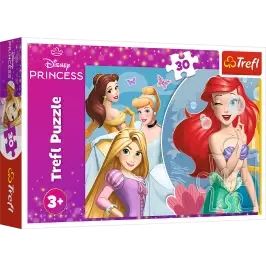 Puzzle - 30 Pieces - A Beautiful Day with Princesses - Disney Princess Trefl 18308