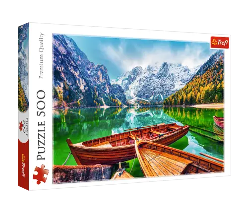 Puzzle – 500 – Lake Braies, Italy Trefl 37486