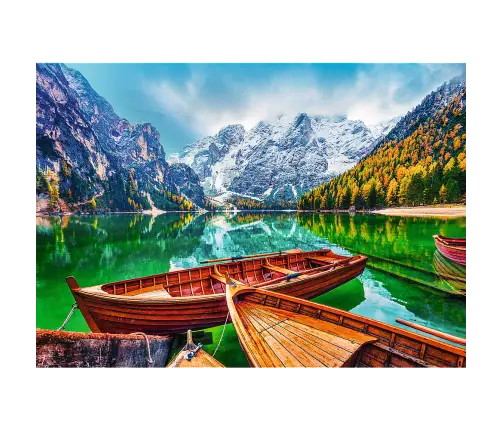 Puzzle – 500 – Lake Braies, Italy Trefl 37486