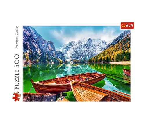 Puzzle – 500 – Lake Braies, Italy Trefl 37486