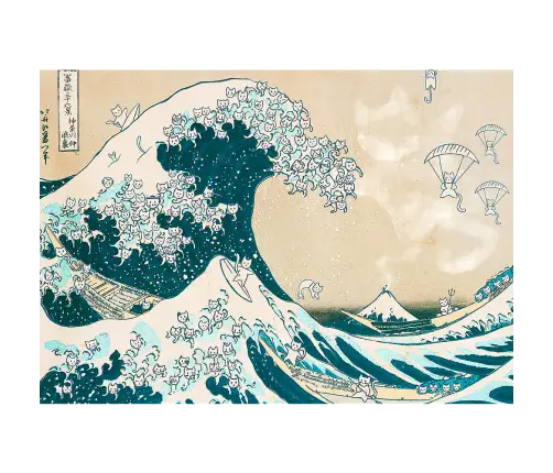 Puzzle – 500 – The Great Cat Wave Trefl 37537