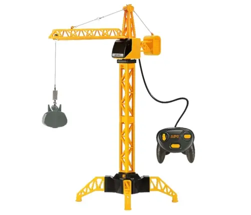 Remote Control Construction Crane RC Wired 360° Rotation 71 cm