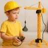 Remote Control Construction Crane RC Wired 360° Rotation 71 cm