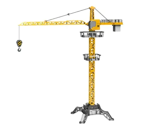 Remote Controlled Crane RC LED Lights 360° Rotation 1:36 120 cm