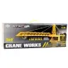 Remote Controlled Crane RC LED Lights 360° Rotation 1:36 120 cm
