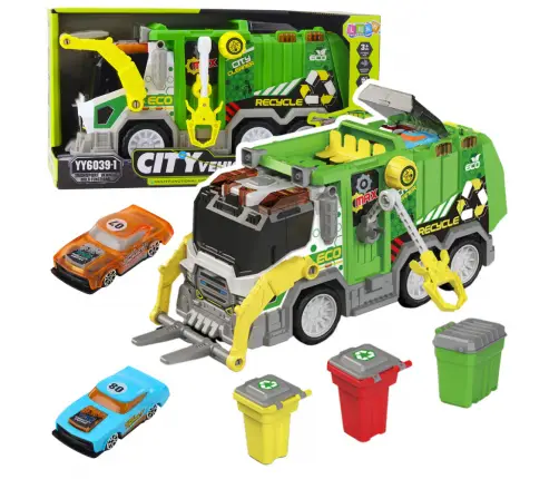 Truck Garbage Truck Municipal Vehicle Lights Sounds