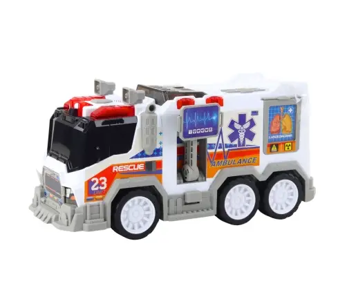 Ambulance City Ambulance Medical Vehicle Drive Lights Sounds