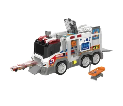 Ambulance City Ambulance Medical Vehicle Drive Lights Sounds