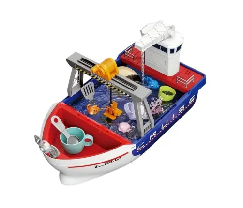 Fishing Boat with Water Circulation Interactive Fishing Accessories